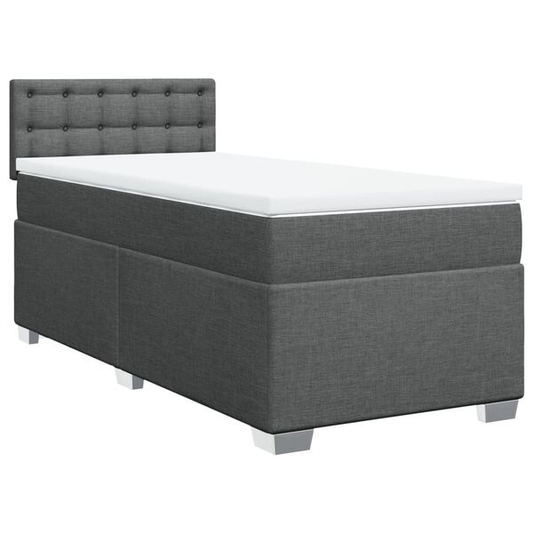 vidaXL &Kappa;&rho;&epsilon;&beta;ά&tau;&iota; Boxspring &mu;&epsilon; &Sigma;&tau;&rho;ώ&mu;&alpha; &Sigma;&kappa;&omicron;ύ&rho;&omicron; &Gamma;&kappa;&rho;&iota; 100x200 &epsilon;&kappa;. &Upsilon;&phi;&alpha;&sigma;&mu;ά&tau;&iota;&nu;&omicron;