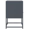vidaXL Κομοδίνο Ανθρακί 36 x 39 x 60,5 εκ. Ατσάλινο