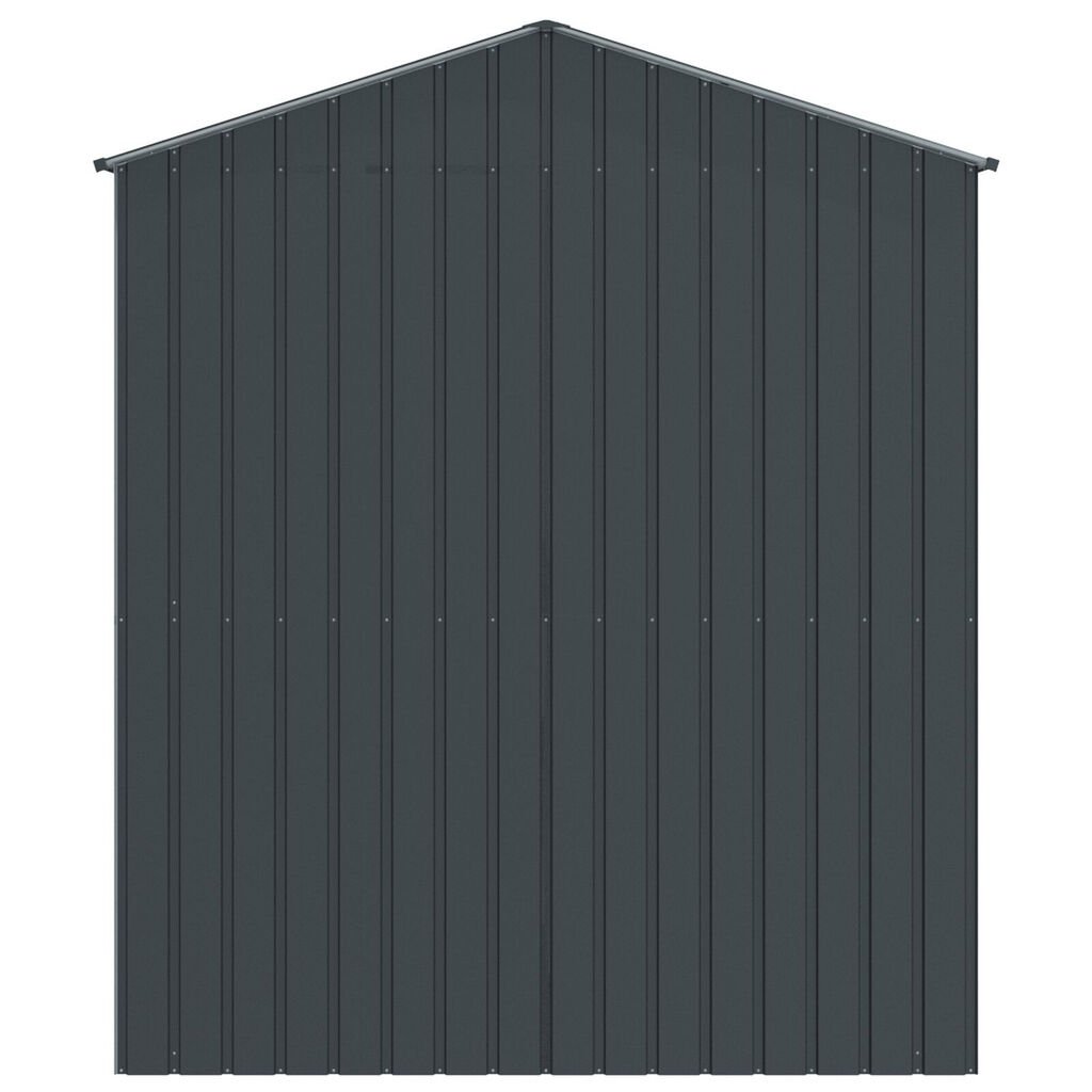 Kλουβί πουλιών vidaXL με επέκταση Ανθρακί 210x421x247 εκ Ατσάλι