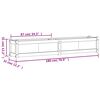 vidaXL Ζαρντινιέρα Καφέ Κεριού 180 x 31 x 31 εκ. από Μασίφ Ξύλο Πεύκου
