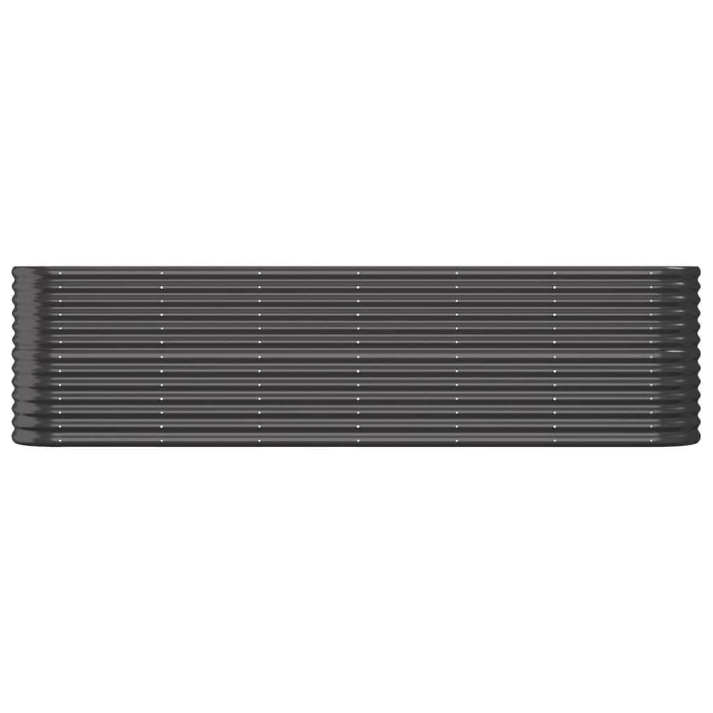vidaXL Ζαρντινιέρα Ανθρακί 260x40x68 εκ Ατσάλι με Ηλεκτρ. Βαφή Πούδρας
