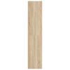 vidaXL Βιβλιοθήκη/Έπιπλο TV Sonoma Δρυς 36x30x143 εκ. από Επεξ. Ξύλο