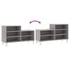 vidaXL Παπουτσοθήκη Γκρι Sonoma 102x36x60 εκ. από Επεξεργασμένο Ξύλο