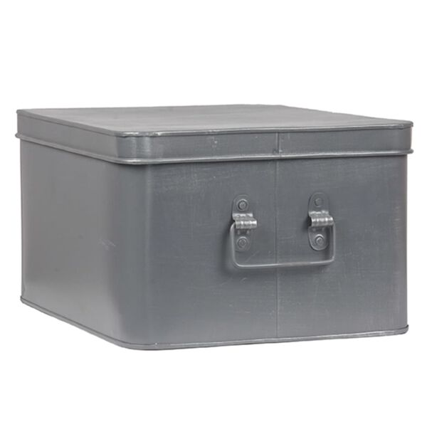 LABEL51 Κουτί Αποθήκευσης Media Χρώμα Αντικέ Γκρι 35 x 27 x 18 εκ. XL