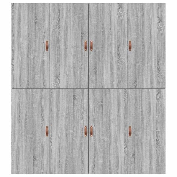 vidaXL Σκελετός Κρεβατιού Γκρι sonoma 200 x 180 x 31.5 εκ.