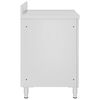 vidaXL Ερμάριο Πάγκος Εργασίας 60 x 60 x 96 εκ. από Ανοξείδωτο Ατσάλι