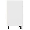 vidaXL Ντουλάπι με Συρτάρια "Lyon" Λευκό 50x46x81,5 εκ. από Τεχνητό Ξύλο