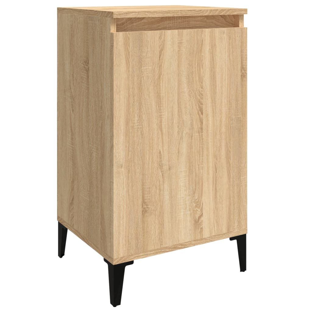 vidaXL Κομοδίνα 2 τεμ. Sonoma Δρυς 40x35x70 εκ. από Επεξεργασμένο Ξύλο