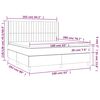 vidaXL &Kappa;&rho;&epsilon;&beta;ά&tau;&iota; Boxspring &mu;&epsilon; &Sigma;&tau;&rho;ώ&mu;&alpha; Taupe 160x200 &epsilon;&kappa;. &Upsilon;&phi;&alpha;&sigma;&mu;ά&tau;&iota;&nu;&omicron;