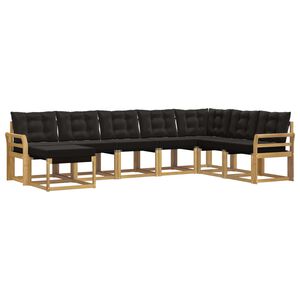 vidaXL &Sigma;&epsilon;&iota;&rho;ά &Kappa;&alpha;&nu;&alpha;&pi;έ &Epsilon;&xi;&omega;&tau;&epsilon;&rho;&iota;&kappa;&omicron;ύ &mu;&epsilon; &mu;&alpha;&xi;&iota;&lambda;ά&rho;&iota; 8 pcs &Lambda;&epsilon;&upsilon;&kappa;ό &kappa;&alpha;&iota; &Mu;&alpha;ύ&rho;&omicron;