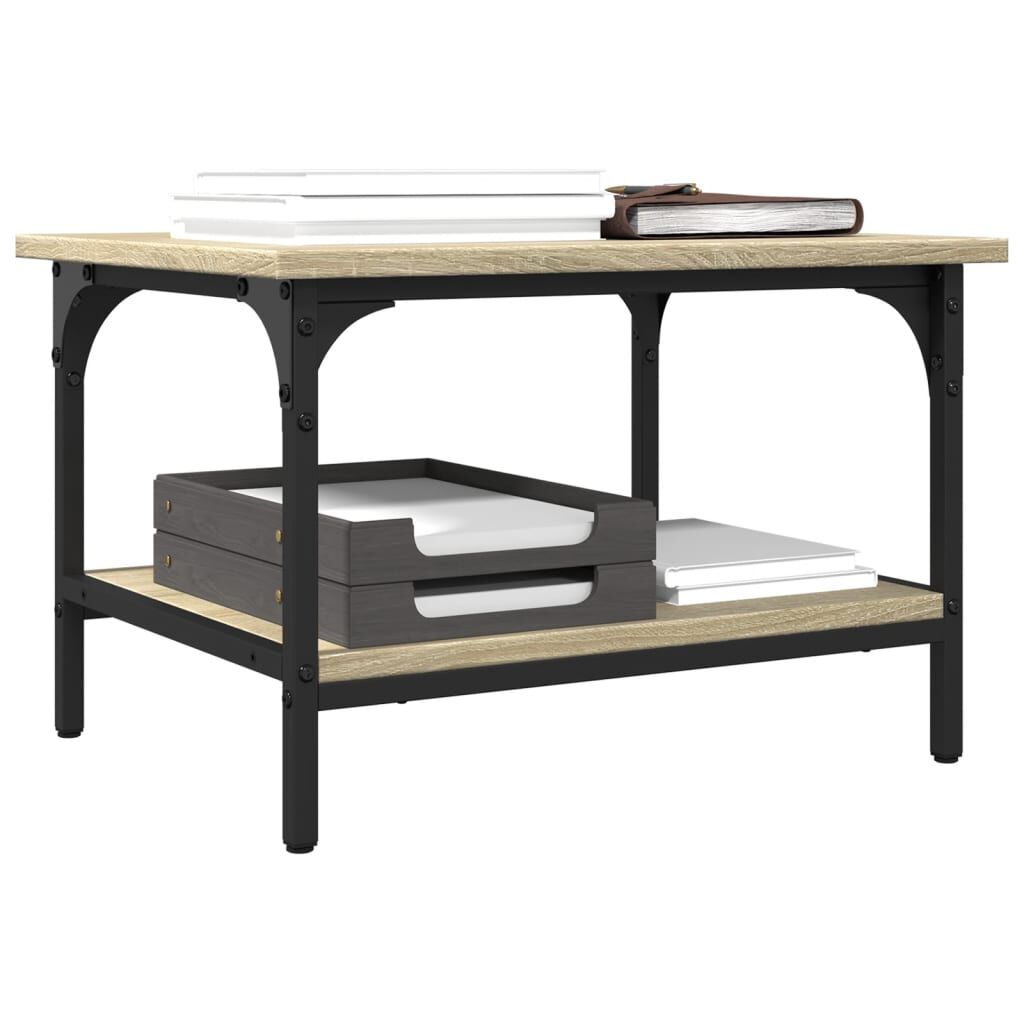 vidaXL Βάση Εκτυπωτή 2 Επιπέδων Sonoma Δρυς 50x40x38 εκ Επεξ. Ξύλο