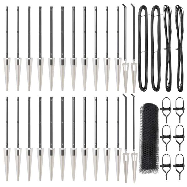 vidaXL &Sigma;&tau;ύ&lambda;&omicron;&sigmaf; &Pi;&epsilon;&rho;&iota;&phi;&rho;ά&xi;&epsilon;&omega;&nu; &Gamma;&kappa;&rho;&iota; 50 x 0,4 m (13 mm &pi;&lambda;έ&gamma;&mu;&alpha;)