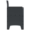 vidaXL Καρέκλα Κήπου 2 pcs Ανθρακί 53 x 49 x 85 εκ. PP