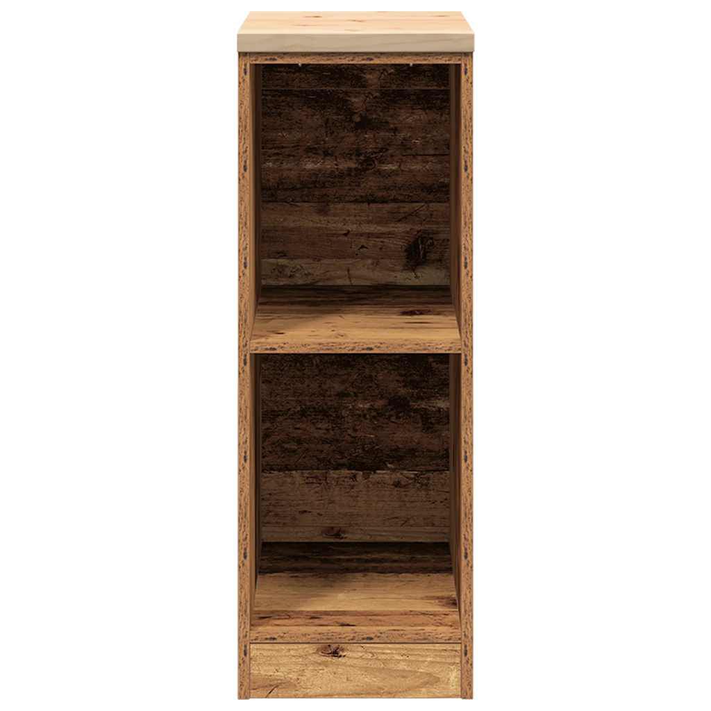 vidaXL ντουλάπι αποθήκευσης γκαράζ 30x51x85 εκ μασίφ ξύλο πεύκο