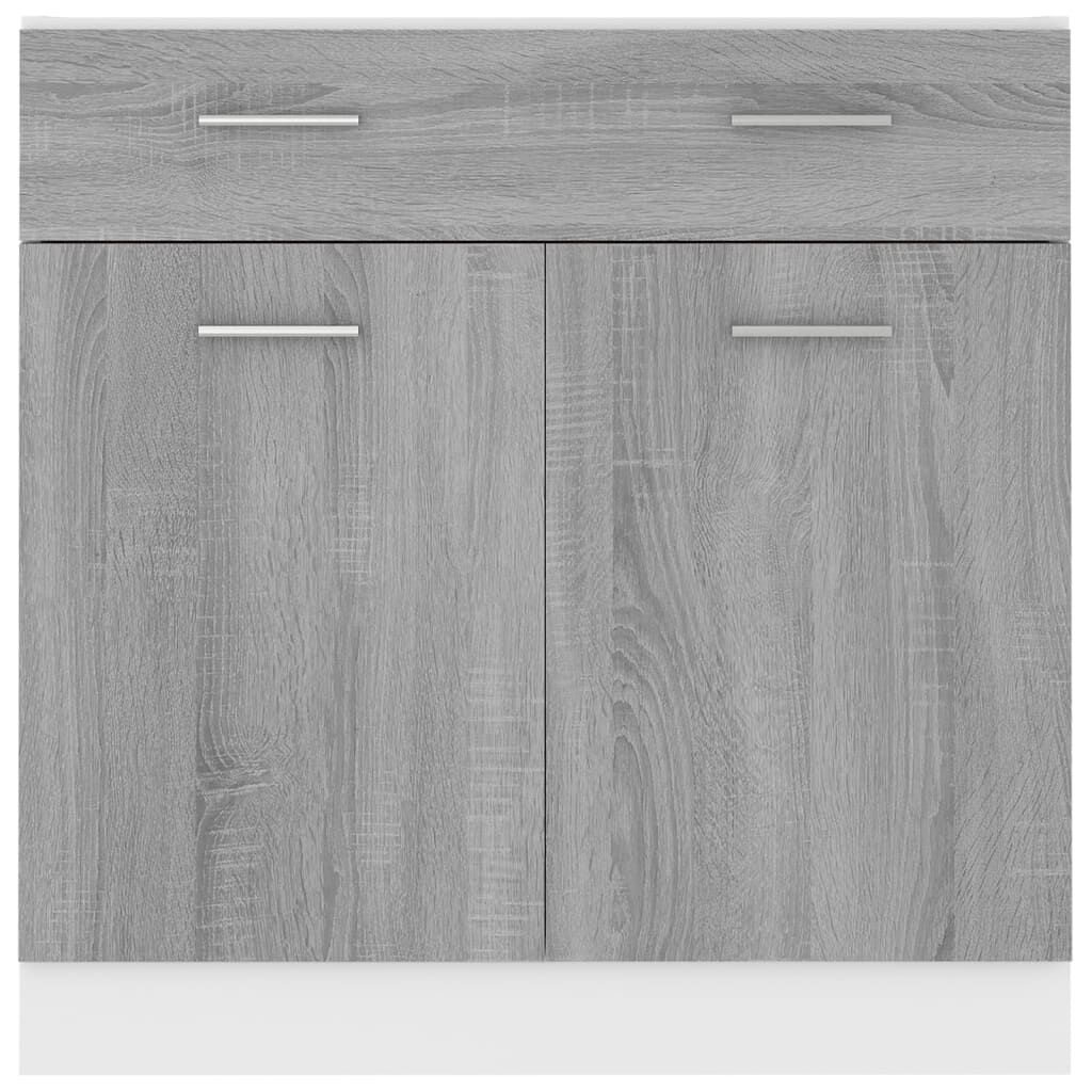 vidaXL Έπιπλο Με Συρτάρι Lyon Γκρι Sonoma 80x46x81,5 εκ. Επεξεργ. Ξύλο