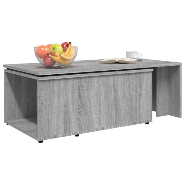 vidaXL Τραπεζάκι Σαλονιού Γκρι Sonoma 150x50x35 εκ. Επεξεργασμένο Ξύλο
