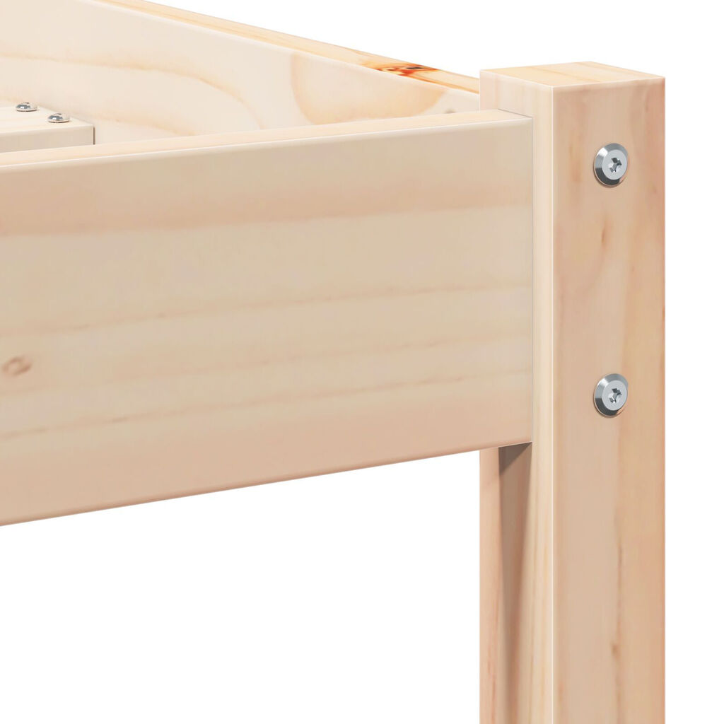 vidaXL Κρεβάτι με Κεφαλάρι 180x210 εκ Μασίφ Ξύλο Πεύκου