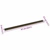 vidaXL Προστατευτικά ακμών σκάλας 10 pcs Καφέ 67 cm Αλουμίνιο