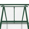 vidaXL Θερμοκήπιο με Πλαίσιο Βάσης Πράσινο 224x169x202 εκ. Αλουμινίου