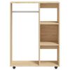 vidaXL Ντουλάπα Sonoma Δρυς 80 x 40 x 110 εκ. από Επεξ. Ξύλο