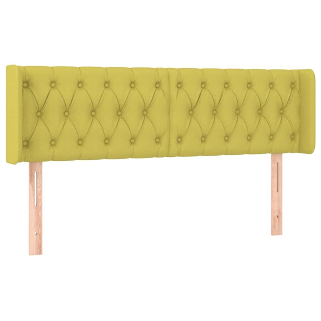 vidaXL Κεφαλάρι με Πτερύγια Πράσινο 147x16x78/88 εκ. Υφασμάτινο
