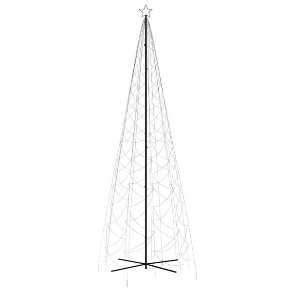 vidaXL Χριστουγεννιάτικο Δέντρο Κώνος 1400 LED Μπλε 160 x 500 εκ.