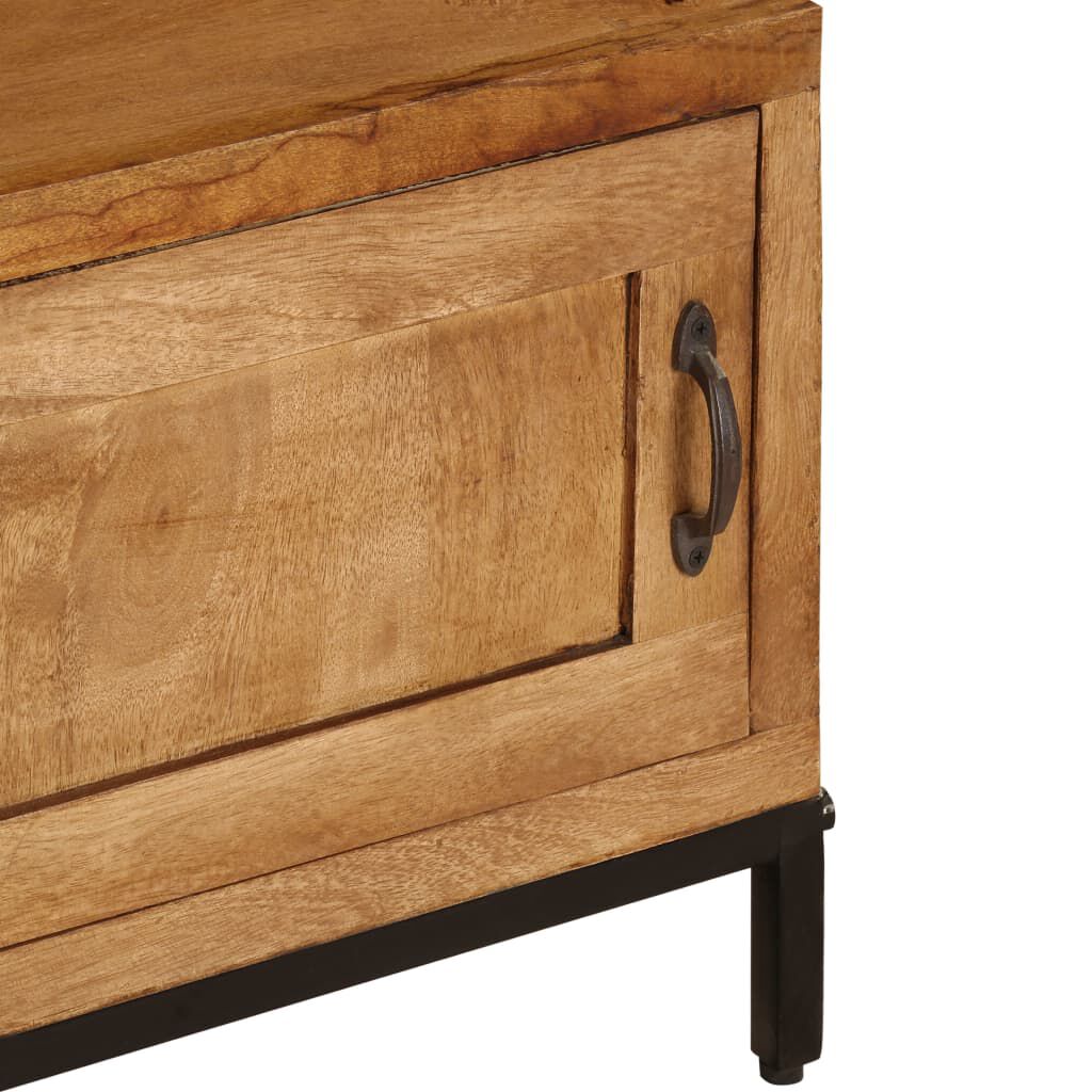 vidaXL Έπιπλο Τηλεόρασης 140 x 30 x 40 εκ. από Μασίφ Ξύλο Μάνγκο