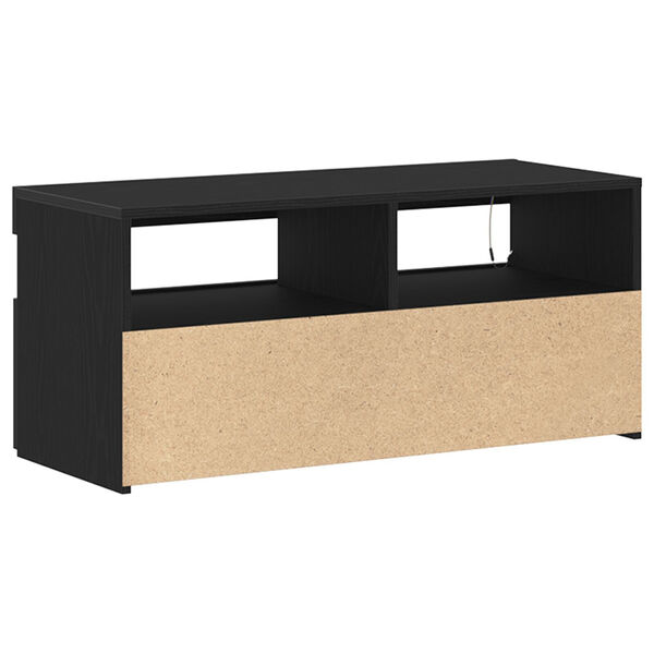 vidaXL Ντουλάπι TV Μαύρο 90 x 35 x 40 εκ. Επεξεργασμένο ξύλο