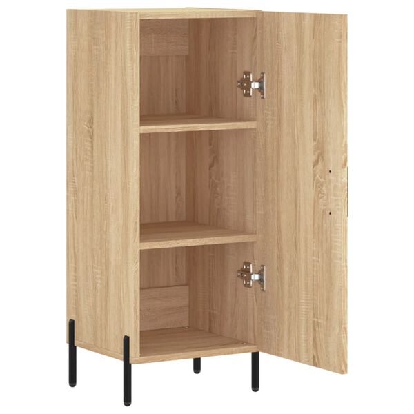 vidaXL Ντουλάπι Sonoma Δρυς 34,5x34x90 εκ. από Επεξεργασμένο Ξύλο