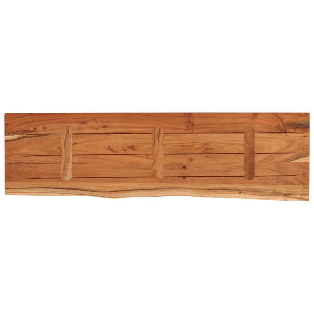 vidaXL Επιφάνεια Τραπεζιού Ορθογώνια 140x40x2,5 εκ. Μασίφ Ξύλο Ακακίας