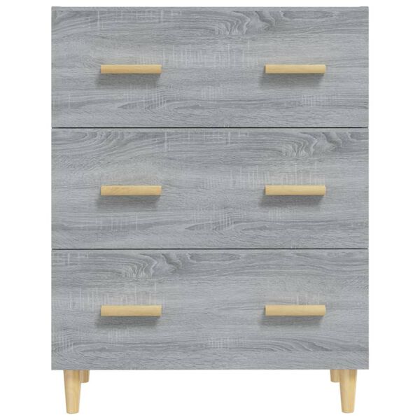 vidaXL Ντουλάπι Γκρι Sonoma 70 x 34 x 90 εκ. από Επεξεργασμένο Ξύλο
