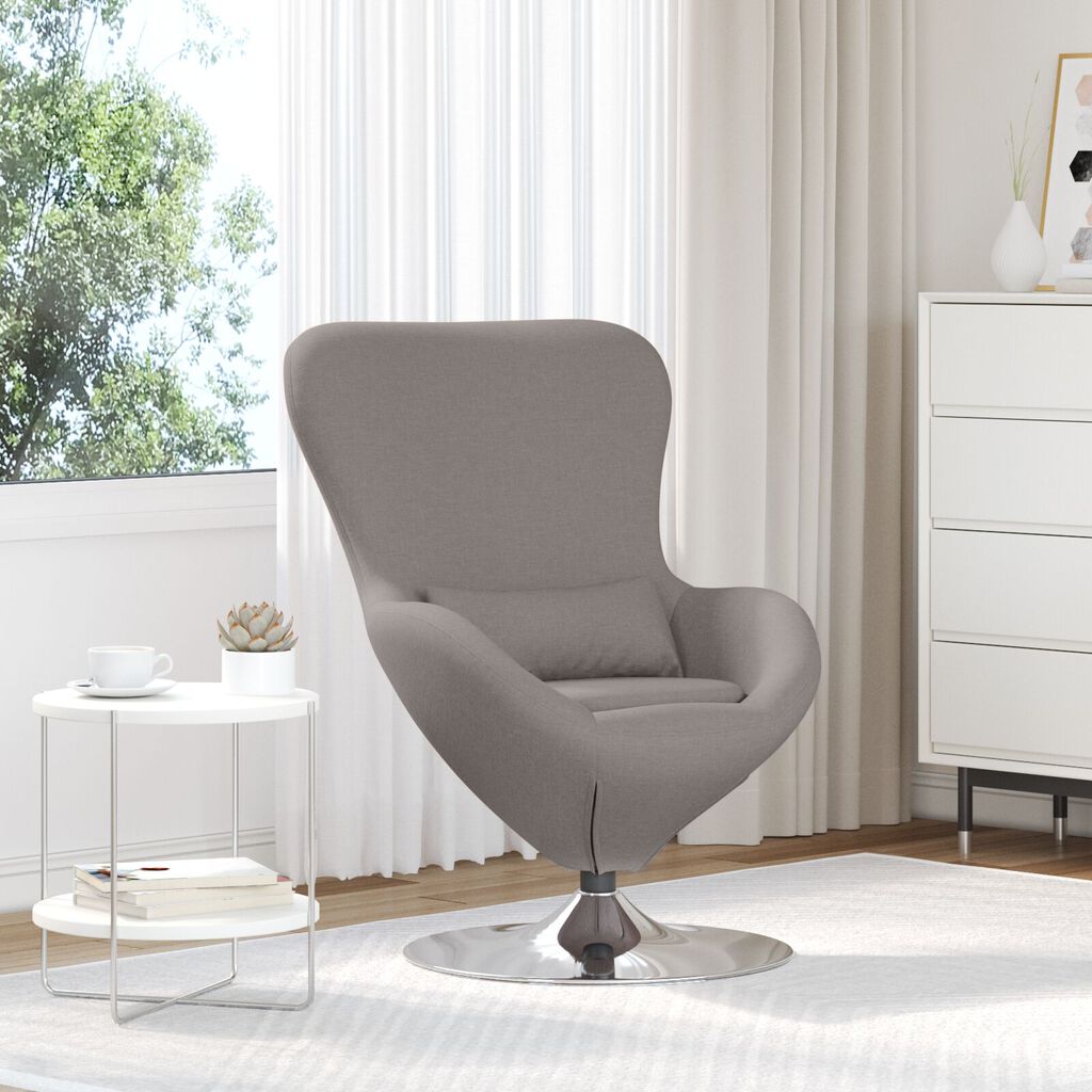 vidaXL Αυγό Πολυθρόνα Ταπεί Fabric