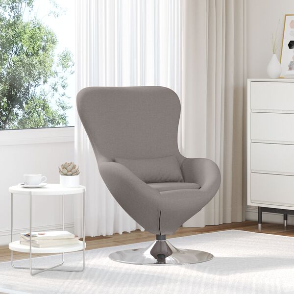vidaXL Αυγό Πολυθρόνα Ταπεί Fabric