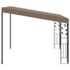 vidaXL Κιόσκι Επιτοίχιο Taupe 3 x 3 x 2,5 μ.