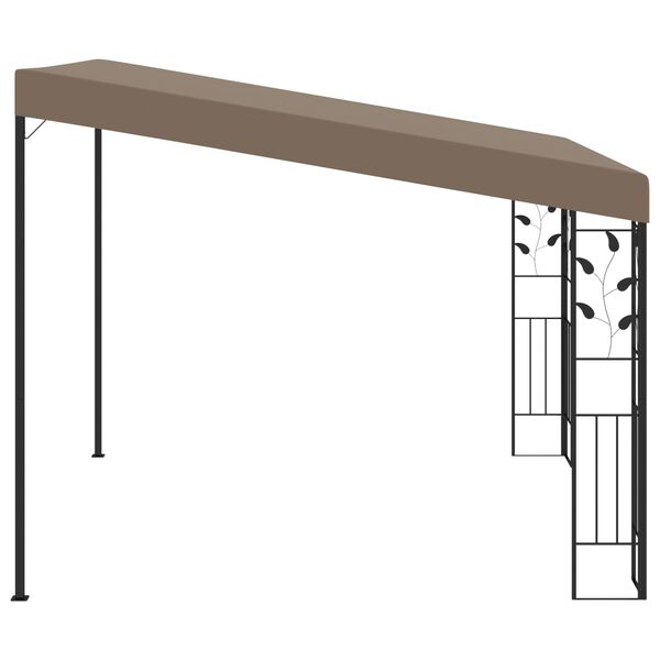 vidaXL Κιόσκι Επιτοίχιο Taupe 3 x 3 x 2,5 μ.