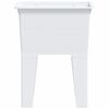 vidaXL Νιπτήρας Πλύσης Ρούχων Λευκός 59x41x75 εκ. από Ρητίνη