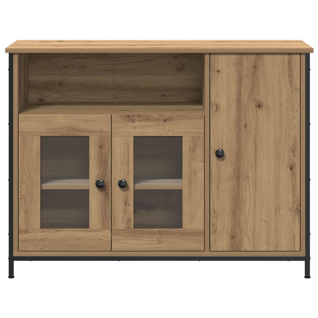 vidaXL Σαλονάκι Artisan Oak 100x35x75 cm Επεξεργασμένο ξύλο