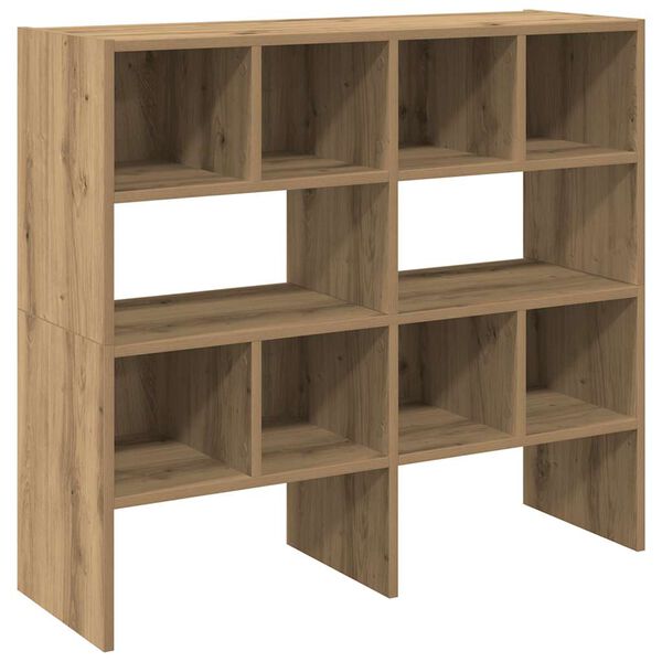 vidaXL Ράφια παπουτσιών 2 τμχ στοιβαζόμενα Artisan Oak 89,5x30x40 cm