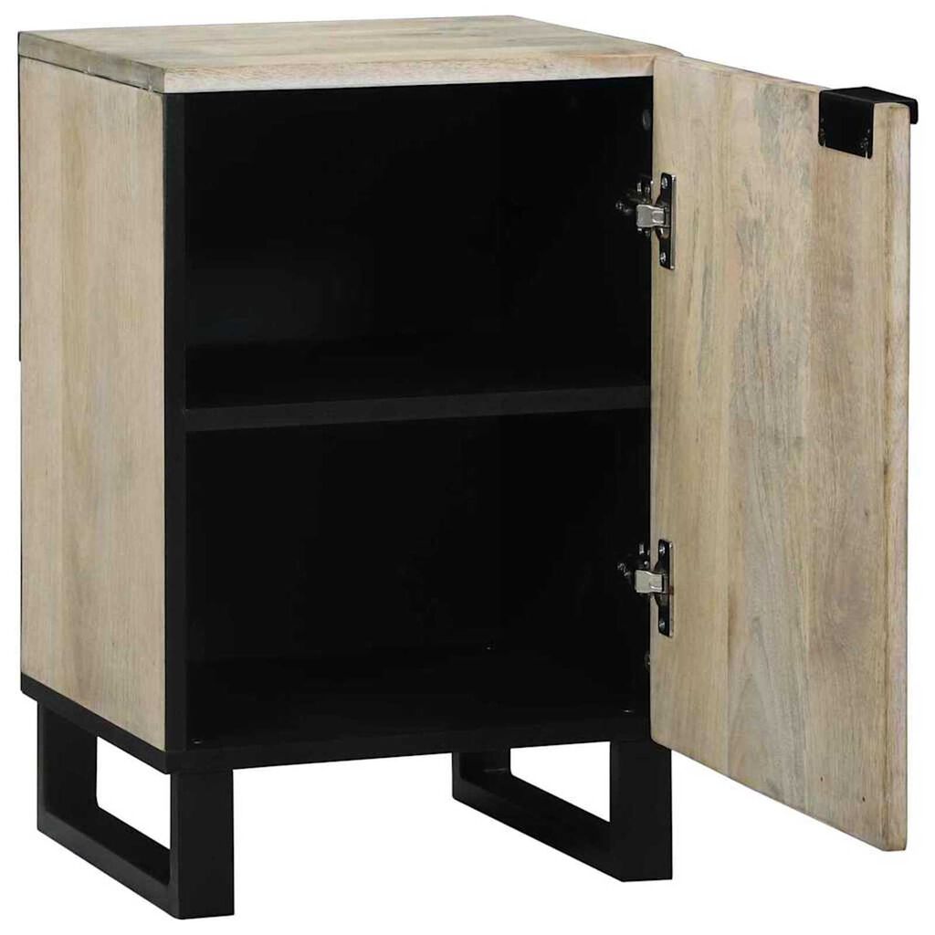 vidaXL Ντουλάπι Μπάνιου με ράφι Καφέ, Μαύρο 38 x 33.5 x 58 εκ.