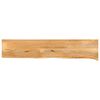 vidaXL &Epsilon;&pi;&iota;&phi;ά&nu;&epsilon;&iota;&alpha; &Tau;&rho;&alpha;&pi;&epsilon;&zeta;&iota;&omicron;ύ 160x30x2,5 &epsilon;&kappa;. Live Edge &Mu;&alpha;&sigma;ί&phi; &Xi;ύ&lambda;&omicron; &Mu;ά&nu;&gamma;&kappa;&omicron;