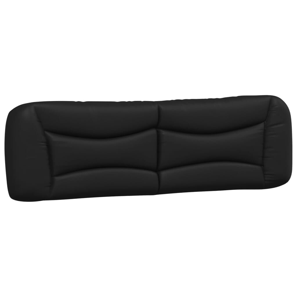 vidaXL Κρεβάτι με Στρώμα Μαύρο/Λευκό 180x200 εκ. από Συνθετικό δέρμα