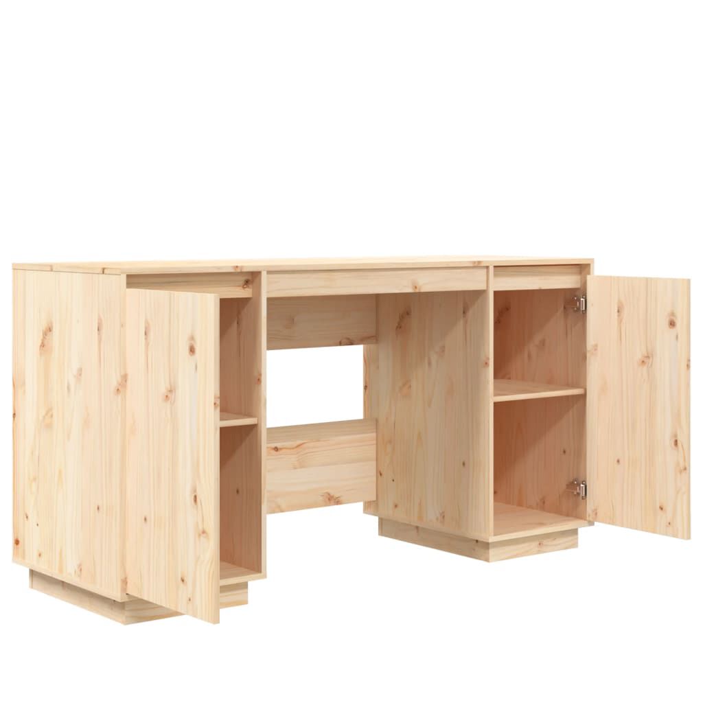 vidaXL Γραφείο 140 x 50 x 75 εκ. από Μασίφ Ξύλο Πεύκου