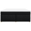vidaXL &Kappa;&rho;&epsilon;&beta;ά&tau;&iota; Boxspring &mu;&epsilon; &Sigma;&tau;&rho;ώ&mu;&alpha; &Mu;&alpha;ύ&rho;&omicron; 180x200 &epsilon;&kappa;. &Upsilon;&phi;&alpha;&sigma;&mu;ά&tau;&iota;&nu;&omicron;