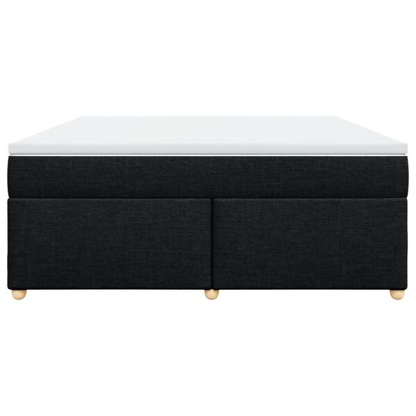 vidaXL &Kappa;&rho;&epsilon;&beta;ά&tau;&iota; Boxspring &mu;&epsilon; &Sigma;&tau;&rho;ώ&mu;&alpha; &Mu;&alpha;ύ&rho;&omicron; 180x200 &epsilon;&kappa;. &Upsilon;&phi;&alpha;&sigma;&mu;ά&tau;&iota;&nu;&omicron;