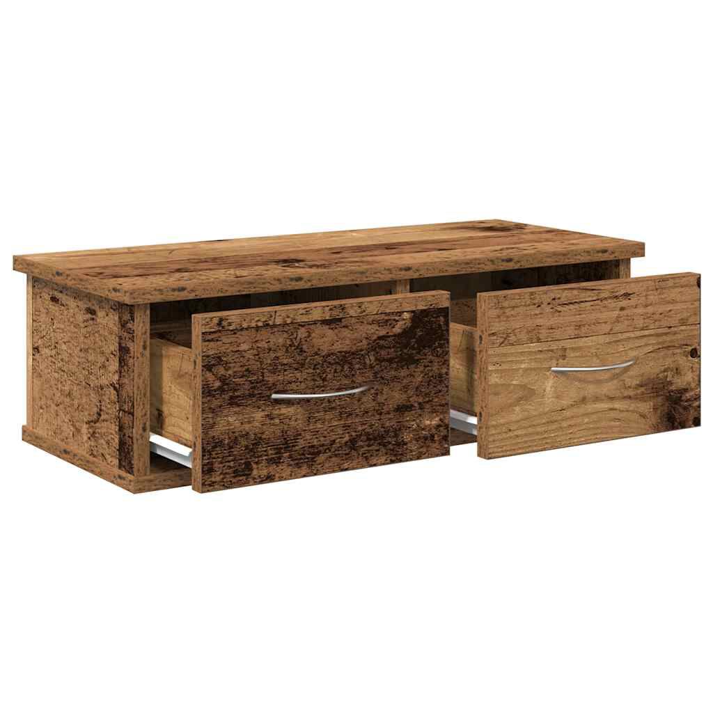 ντουλάπι τοίχου vidaXL Παλιό ξύλο 60x26x18,5 cm Κατασκευασμένο ξύλο