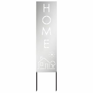 vidaXL Οθόνη Ιδιωτικότητας Κήπου Μαιανδρικό σχέδιο Ασημί 32 χ 140 εκ