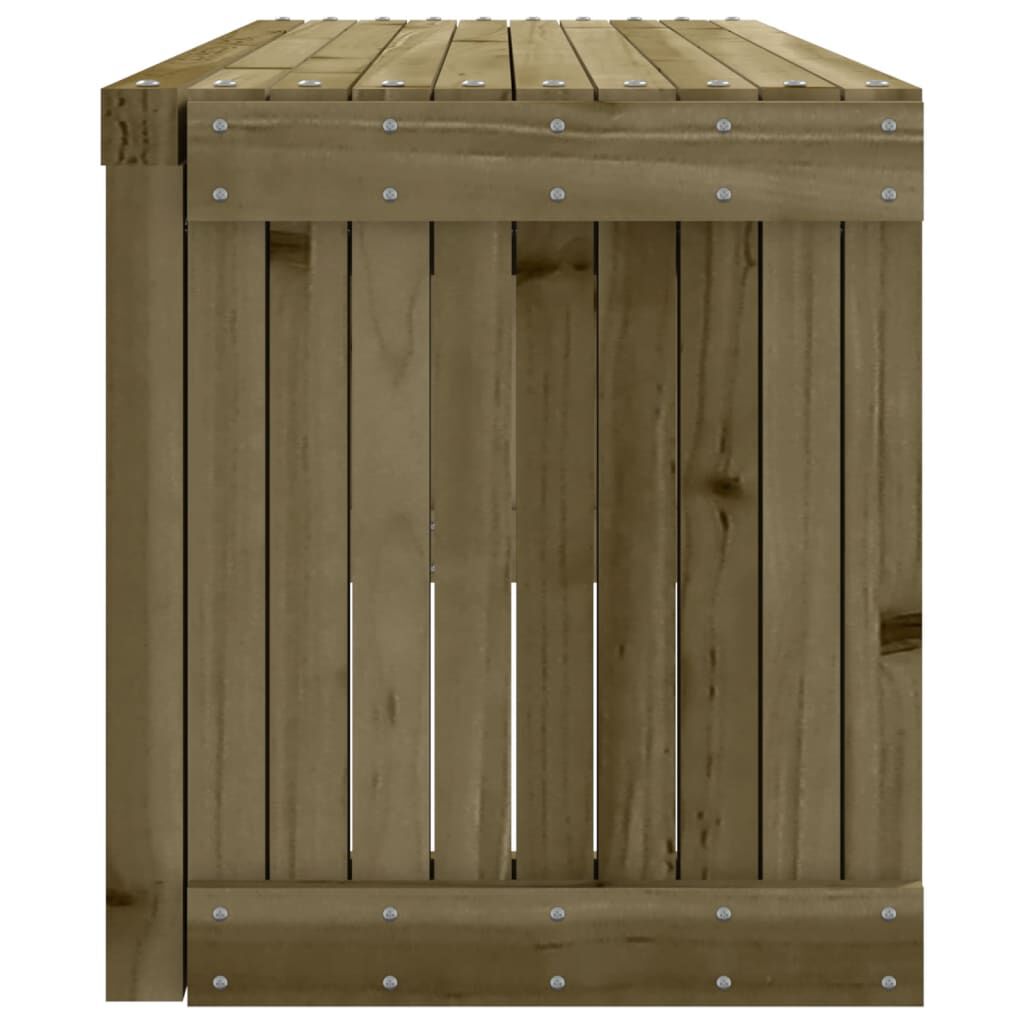 vidaXL Παγκάκι Κήπου Επεκτάσιμο 212,5x40,5x45 εκ Εμποτισμ. Ξύλο Πεύκου