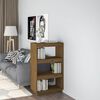 vidaXL Βιβλιοθήκη/Διαχωριστικό Χώρου Μελί 60x35x103 εκ. Μασίφ Πεύκο