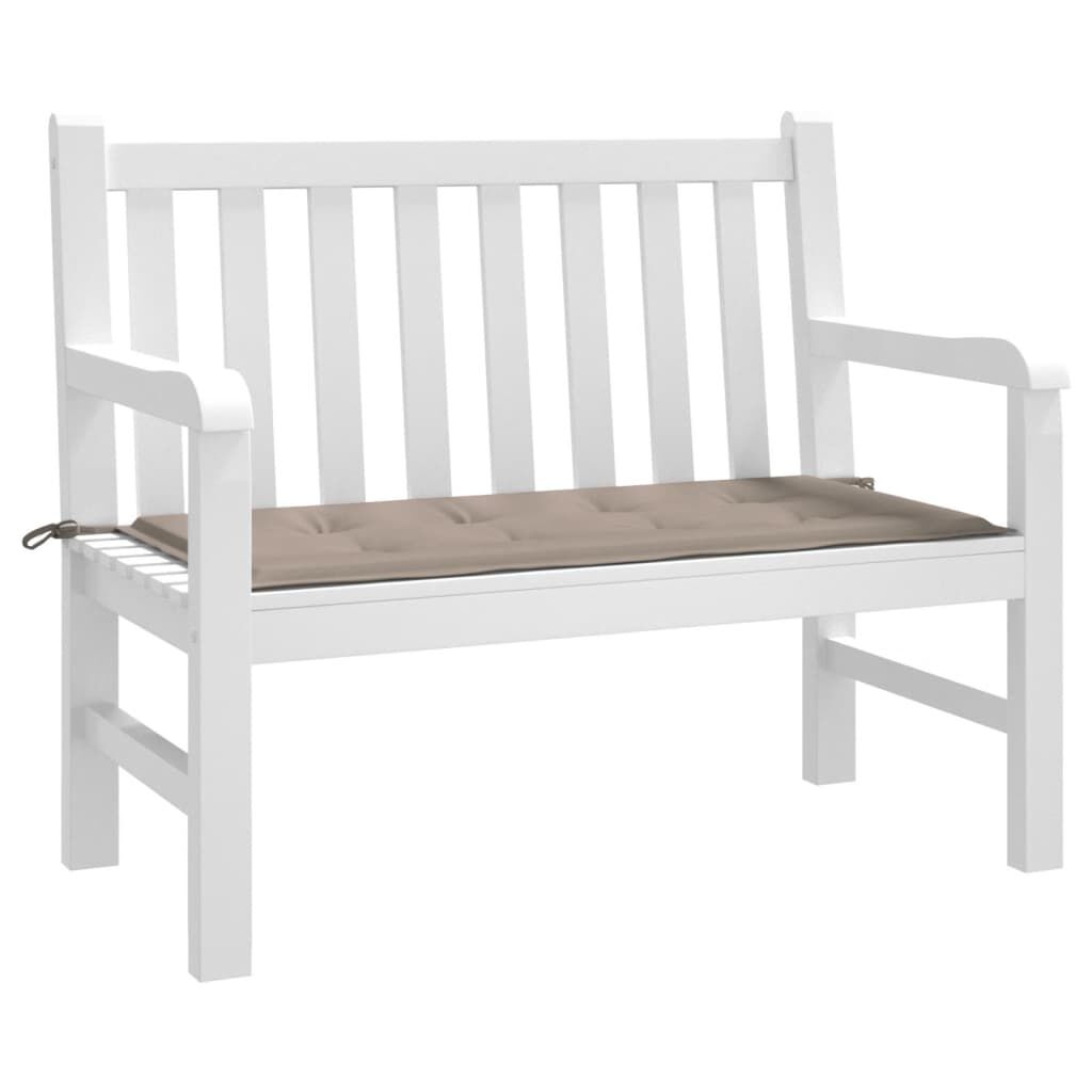 vidaXL Μαξιλάρι Πάγκου Κήπου Taupe 120x50x4 εκ. Ύφασμα Oxford
