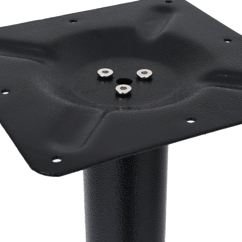 vidaXL Πόδι Τραπεζιού Bistro Μαύρο 70x40x72 εκ. από Χυτοσίδηρο